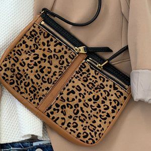 Crossbody Fossil Leopard Print Handbag